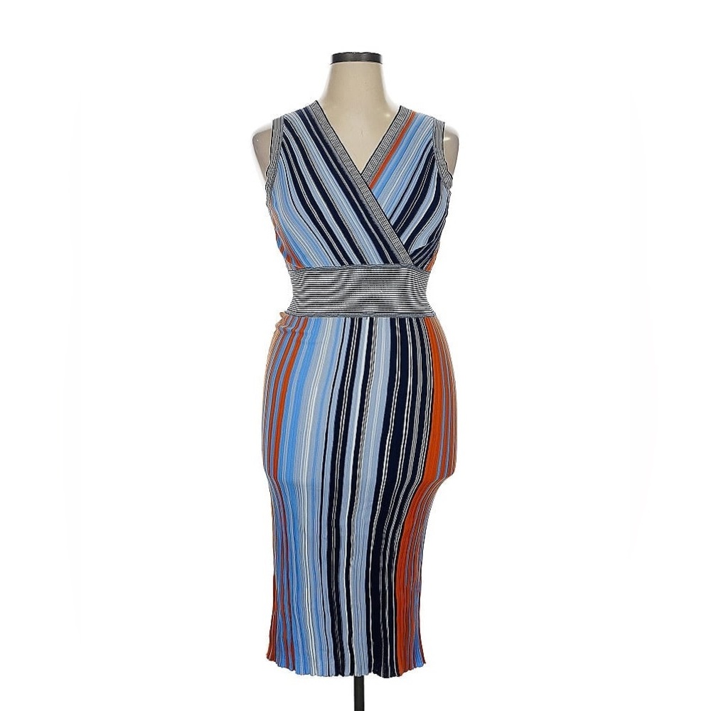 Eva Mendes By New York & Company Sleeveless Form-fitting Maxi Dress, Small